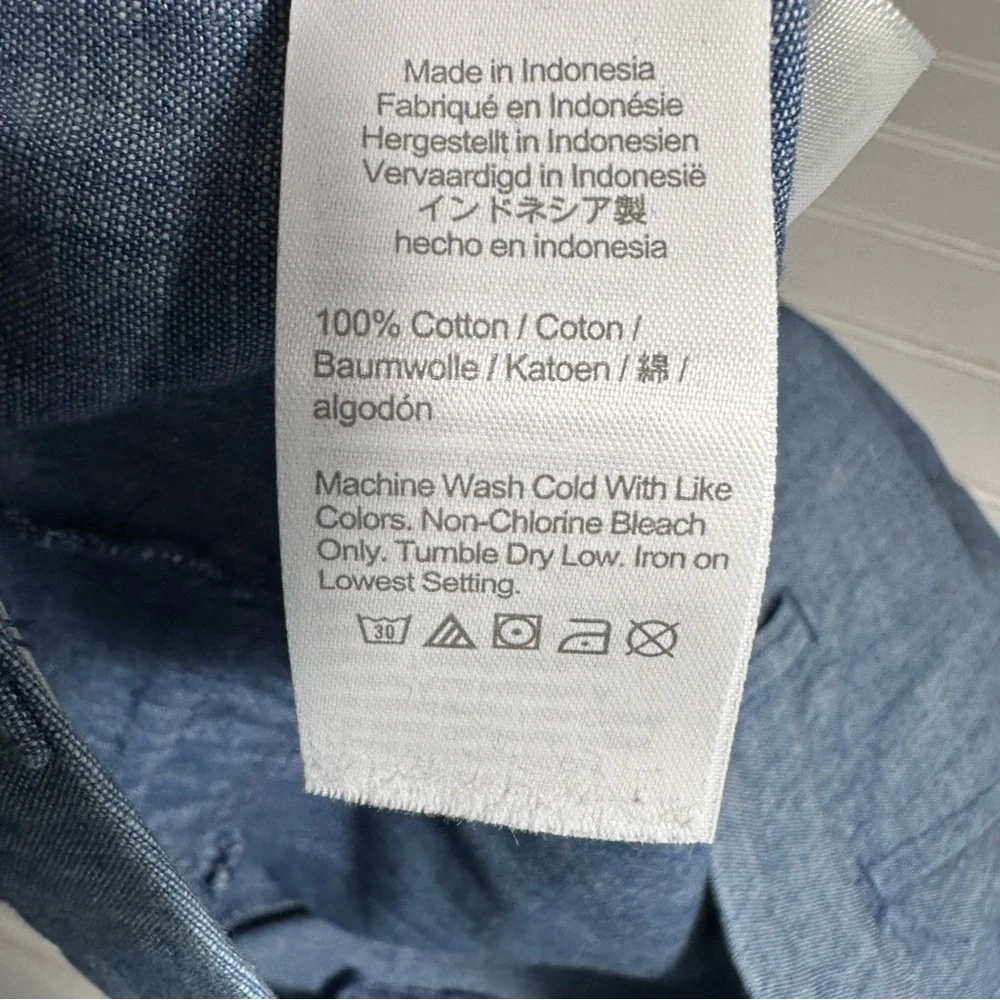 J Crew NWOT blue chambray shorts women’s 6